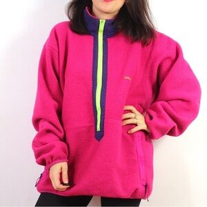 Vintage Hot/Neon Pink Patagonia Polar. Sportswear. Activewear.